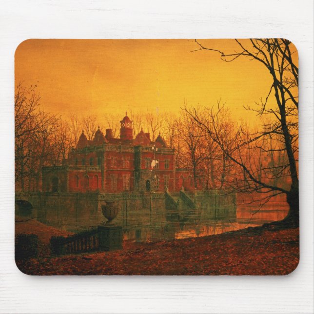 Mousepad John Atkinson Grimshaw | a casa assombrada (Frente)