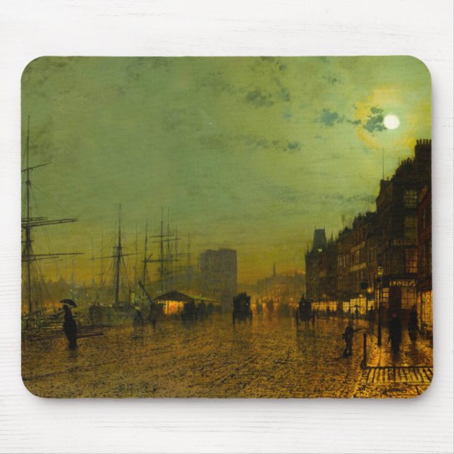 Mousepad John Atkinson Grimshaw Glasgow Docks (Frente)