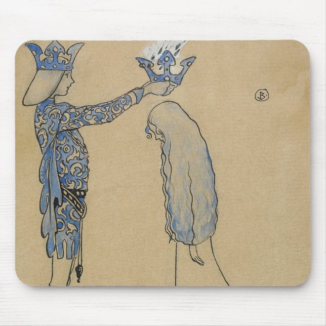 Mousepad John Bauer - Então Coloque o Príncipe uma Coroa de (Frente)