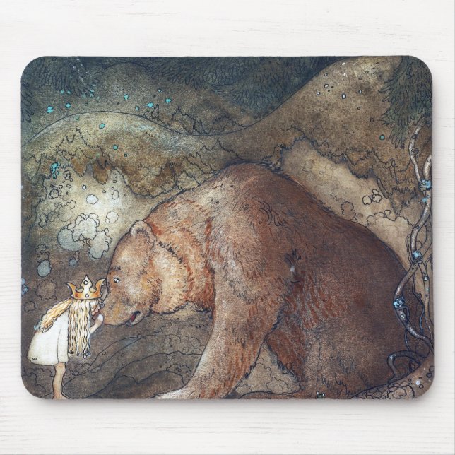 Mousepad John Bauer Pobre Little Basse (Frente)