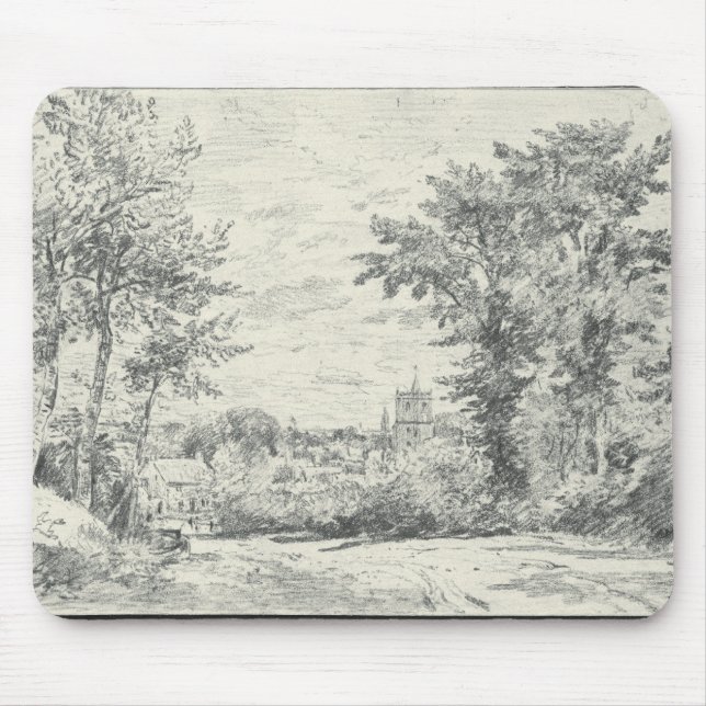 Mousepad John Constable | a entrada em Gillingham, Dor (Frente)