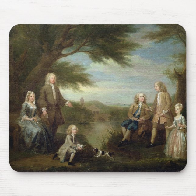 Mousepad John e Elizabeth Jeffreys e suas crianças, 17 (Frente)