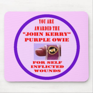 MOUSEPAD JOHN KERRY PURPLE OWIE