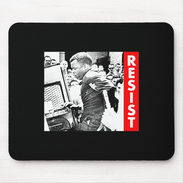 Mousepad John Lewis - Resistir (Frente)