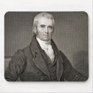 Mousepad John Marshall (1755-1835), gravado pelo calcinador