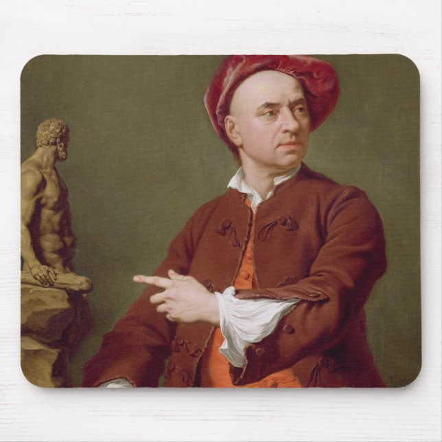 Mousepad John Michael Rysbrack que modela seu terra - rua (Frente)
