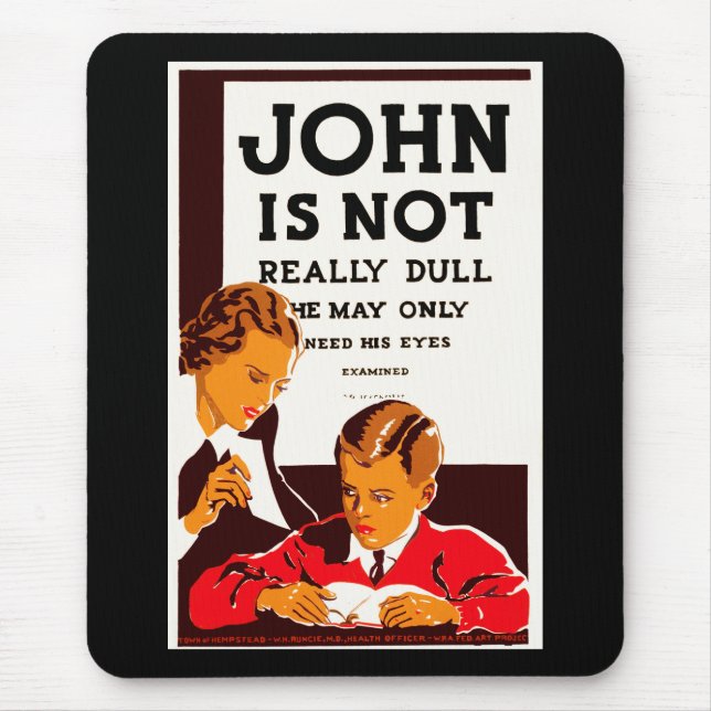 Mousepad John Não É Muito Dull (Frente)