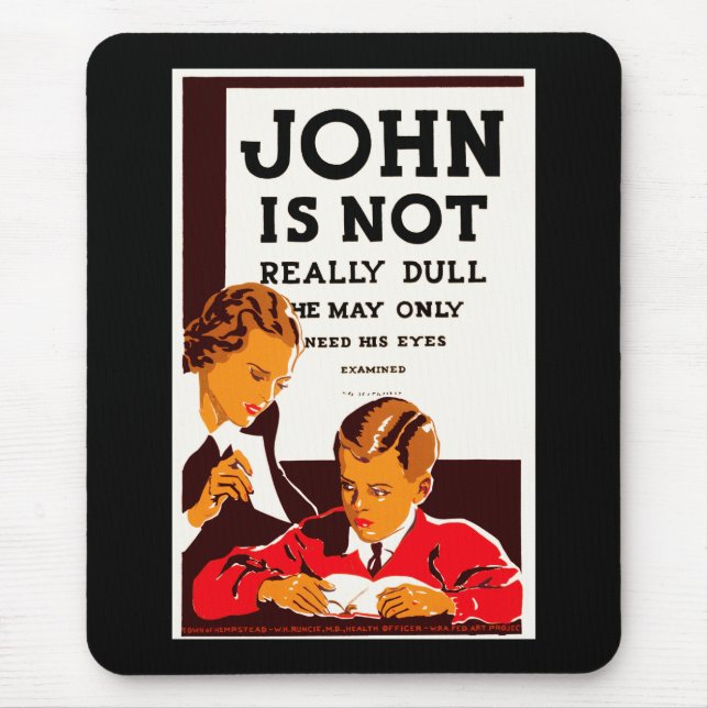 Mousepad John não é realmente estúpido (Frente)