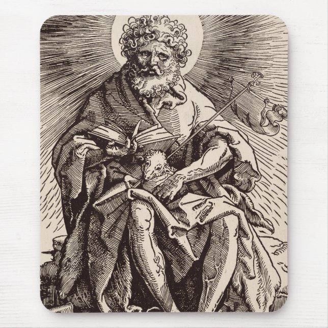 Mousepad John, o Batista Segurando o Lamb (Frente)