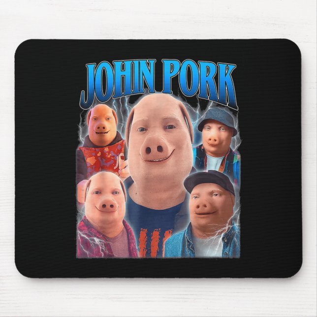Mousepad John Rk Meme Humor Men Women  (Frente)