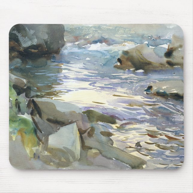 Mousepad John Singer Sargent - Stream e Rocks (Frente)