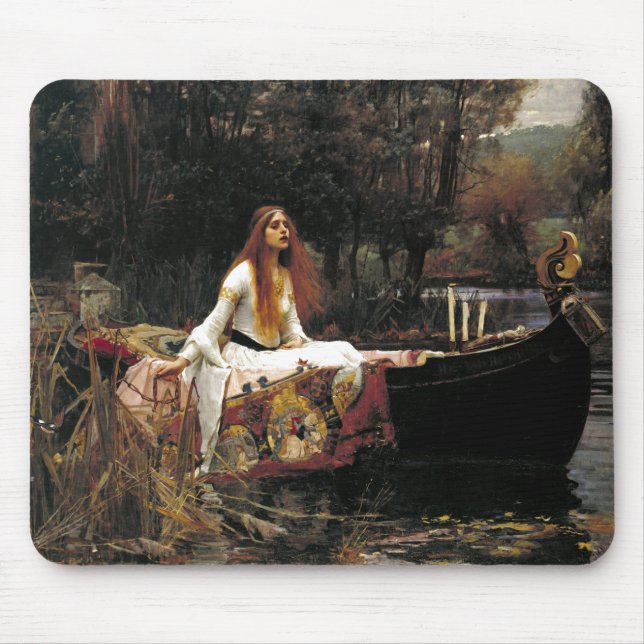 Mousepad John William Waterhouse A Senhora De Shalott (Frente)