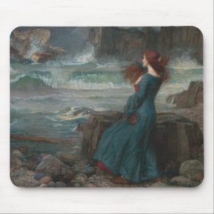 Mousepad John William Waterhouse - Miranda - a tempestade