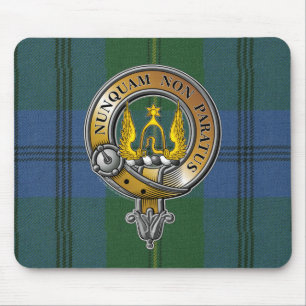 Mousepad Johnstone Tartan & Crachá