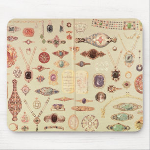 Mousepad Jóia de "do catálogo Tiffany", 1890