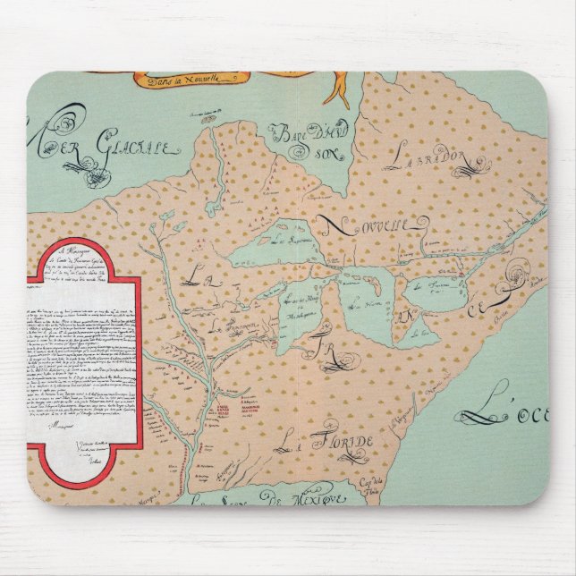 MOUSEPAD JOLLIET: AMERICA DO NORTE 1674 (Frente)