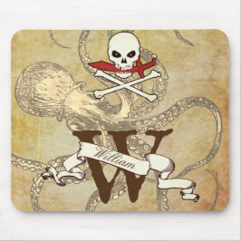 Mousepad Jolly Roger Monograma Inicial