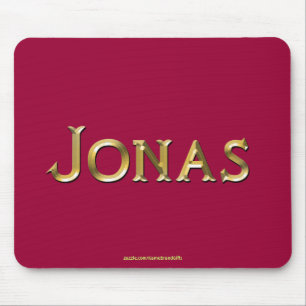 Mousepad JONAS Nome-Marcou o presente personalizado