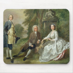 Mousepad Jonathan Tyers (d.1767) e sua filha, Elizabet