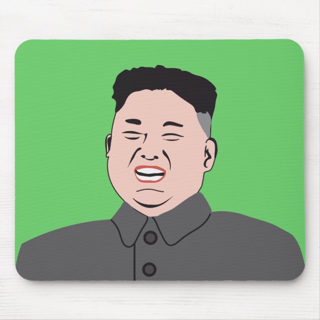 Mousepad Jong-un de riso de Kim (Frente)