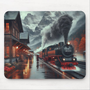 Mousepad Jornada de Comboios de Montanha do Outono