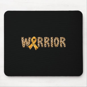Mousepad Jornalista de Sensibilização Laranja Fita Leopardo