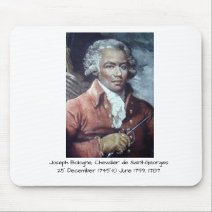 Mousepad Joseph Bologne, Cavaleiro de Santo-Georges
