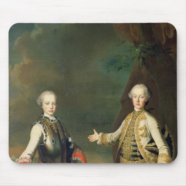 Mousepad Joseph e Leopold, filhos de Francis mim e Maria (Frente)