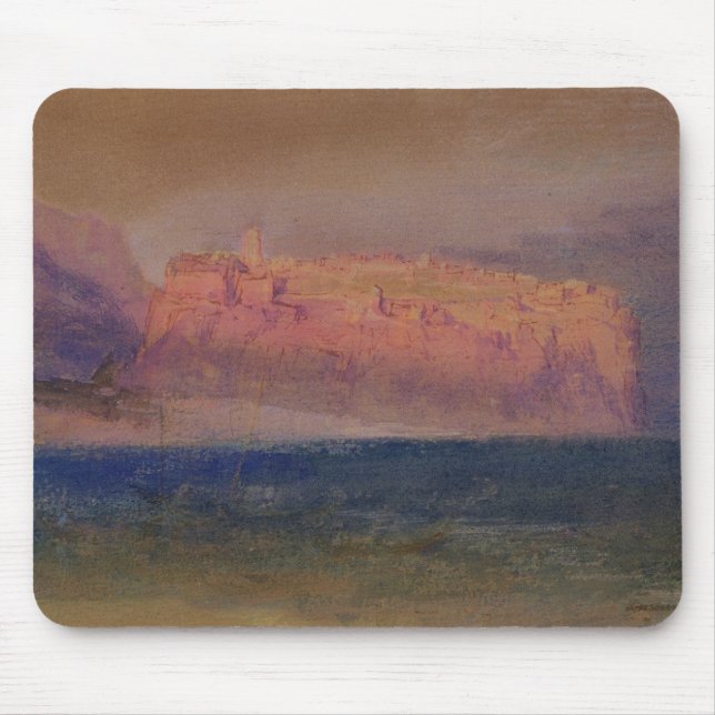 Mousepad Joseph Mallord William Turner | Córsega, (Monaco?) (Frente)
