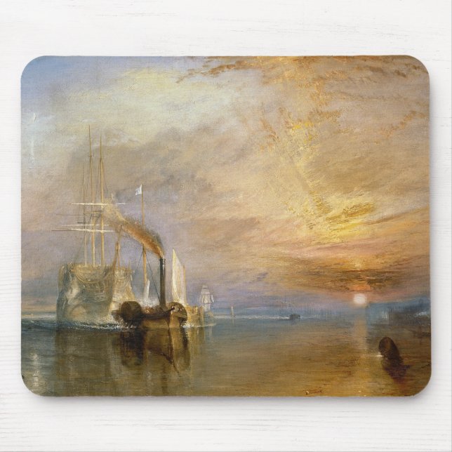 Mousepad Joseph Mallord William Turner | "o Teme de combate (Frente)