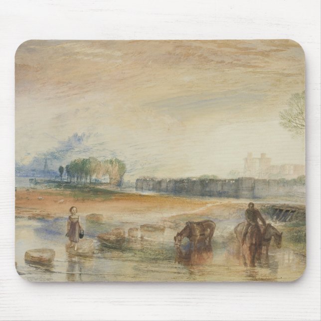 Mousepad Joseph Mallord William Turner - Sunset e Moonrise (Frente)
