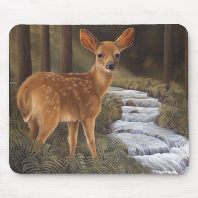 Mousepad Jovem corça Mousemat (Frente)