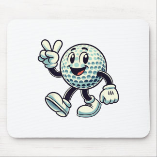 Mousepad Jovem Jogador de Golfe Meninos Golfe Divertido 