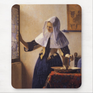 Mousepad Jovem mulher com um jarro da água