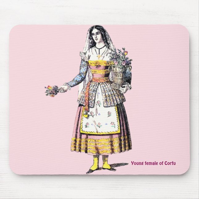Mousepad Jovem Mulher do CORFU ~ (Frente)