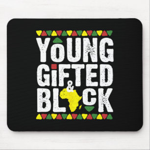Mousepad Jovem Negro Dashiki Africano Orgulho M