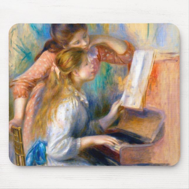 Mousepad Jovens Garotas no Piano, Renoir (Frente)