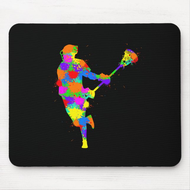 Mousepad Jovens Jogadores de Lacrosse Jovens Jovens (Frente)