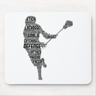 Mousepad Jovens Jovens Jovens Jogadores de Lacrosse Meninos