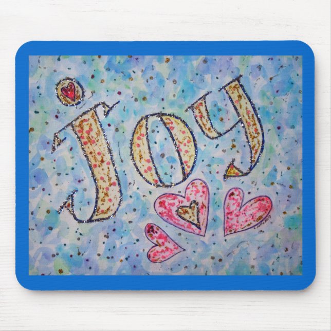 Mousepad "Joy" de Palavra Inspiracional (Frente)