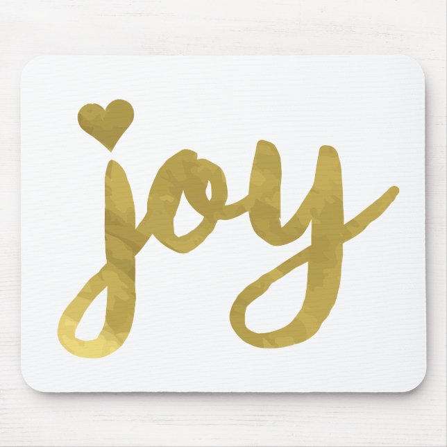 Mousepad Joyful Eu tenho alegria Cheio de alegria da arte D (Frente)