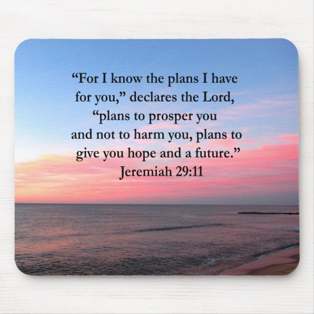 MOUSEPAD JOYFUL JEREMIAH 29:11 SOL (Frente)