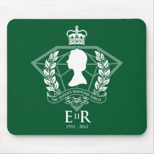Mousepad Jubileu de diamante Mousemat comemorativo
