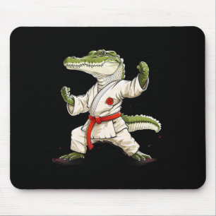 Mousepad Judô Crocodilo Natureza Kickboxing Taekwondo Artes