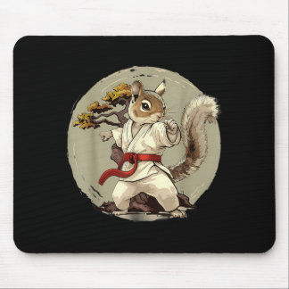 Mousepad Judô Esquilo Árvore Bonsai Kickboxing Taekwondo