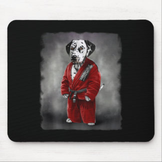 Mousepad Judo Karate, Cachorro Dalmático, Mestre Em Judogi