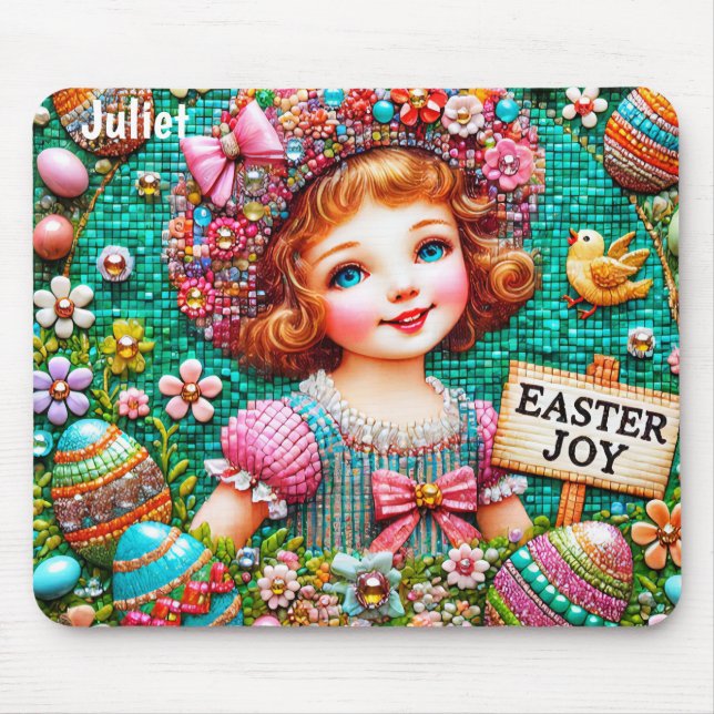 MOUSEPAD JULIET ~ VINTAGEM PÁSCOAS OVOS ~ (Frente)