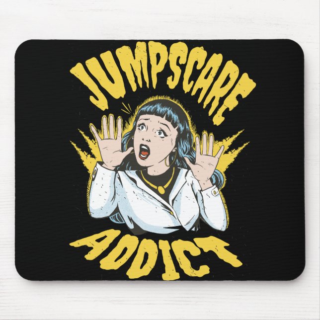 Mousepad  Jumpscare Addict  (Frente)