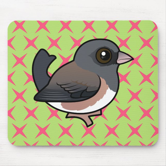 Mousepad Junco de olhos escuros (lado rosa) (Frente)