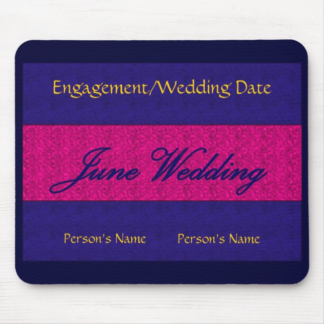 Mousepad "June Wedding" - Personalizável - Persona (Frente)